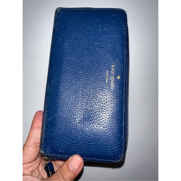 kate spade Handbags - Kate Spade Wallet Jackson Large Continental Blue